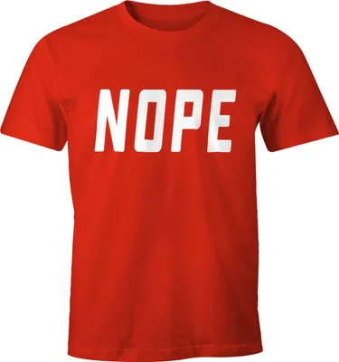 Produktbild von NOPE Herren T-Shirt Spruch-Shirt Moonworks®  XS