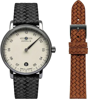 Produktbild von Zeppelin New Captain's Line SET Herren Quarzuhr, ETA F06.111, Schweizer Zeppelin-8643-5-SET Uhr