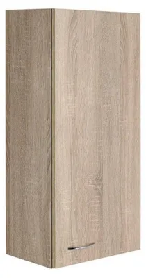 Productafbeelding van Aqualine ZOJA/KERAMIA bovenkast, 35x76x23 cm, platina-eikenhout