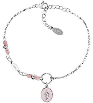 Produktbild von Armbanden   Mit Anhängern Charms Amen Silber   Kollektion Acciaio - frau