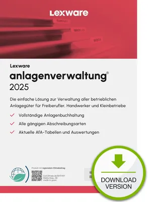Produktbild von Lexware anlagenverwaltung 2025 - Abonnement-Lizenz (1 Jahr)