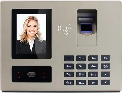 Obrázek produktu pro Biometrické zařízení pro záznam času zaměstnanců. Podpora biometrického odměřování. Podporuje 1500 otisků prstů/1500 pasových slov/500 odznaků/500 rozpoznávání obličeje. Komunikace TCP/IP. 25 výzev pro výslovnost v cizím jazyce. Port USB. Zařízení pro správu dat. Bezplatný software. Vhodné pro školy, restaurace, továrny, kanceláře, malé podniky, nemocnice.
