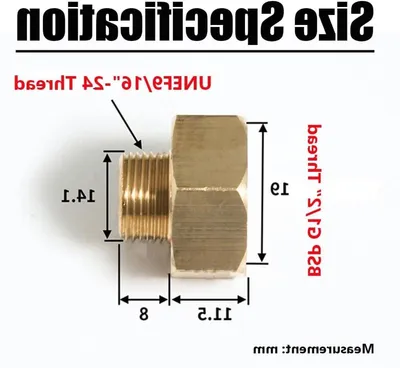 G1/2" auf 9/16-24 UNEF Adapter, Hauptbild