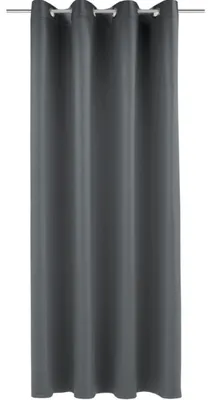 Produktbild von Ösenschal „Korus/Tom/Lia/Mia“ - DIM OUT Vorhang - Größe (HxB): 245x140cm Dunkelgrau