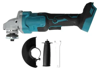 Produktbild von Akku Winkelschleifer - 125 mm Scheibe - Bürstenloser Motor - 3 Geschwindigkeiten - Handgeführt - Für Holzarbeiten und Heimwerker - Ohne Akku
