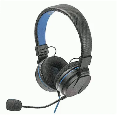Produktbild von Snakebyte Head:Set 4, Kabelgebunden, Gaming, Kopfhörer, Schwarz, Blau