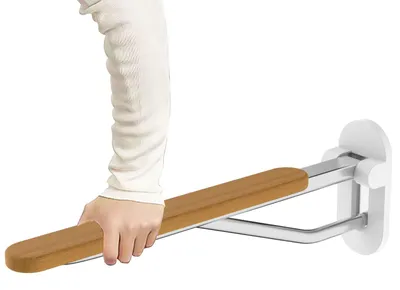 Obrázok produktu pre Sklopná madielka na toaletu, bezpečnostné zábradlia do kúpeľne