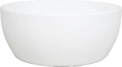 Produktbild von INNA-Glas Keramik Pflanzenschale, Ø18,5cm, 8,5cm, weiß, matt - Blumenschale/Übertopf Schale