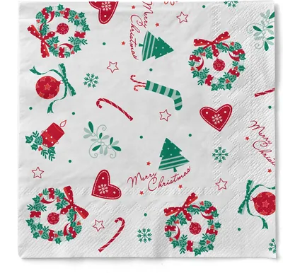 Produktbild von Sovie HOME Weihnachtsserviette Dream aus Tissue 33 x 33 cm, 3-lagig, 20 Stück