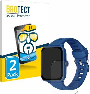 Produktbild von 2x Für Biggerfive BW01 1.5" Schutzfolie BROTECT Displayschutz Display Schutz Folie Klar Transparent