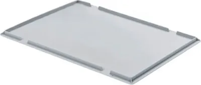 Produktbild von Agrodirect Deckel Zu Eurokasten Industrie Behälter Grau 600x400mm