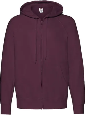 Produktbild von Fruit Of The Loom Herren Kapuzenjacke, leicht BC2655 (Xlarge) (Burgunder)