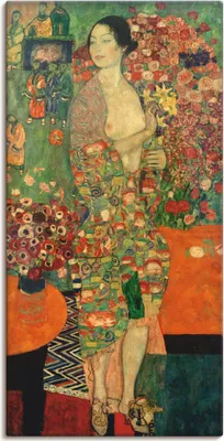 Produktbild von ARTland Leinwandbild Die Tänzerin Größe: 50x100 cm