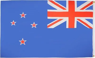 Produktbild von Neuseeland-Flagge - Kiwi-Banner - Außen Dekoration - Doppel gefärbt - 150x90 cm - Farbig