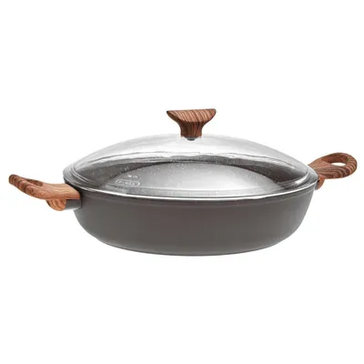 Produktbild von Sambonet Bratpfanne Rock 'n' Rose Schwarz - ø 28 cm / 3.6 Liter - Standard-Antihaftbeschichtung