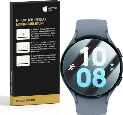 Produktbild von 2x 9H Panzerglas für Samsung Galaxy Watch 5 40mm Displayschutz Panzerfolie Schutzfolie Hartglas Schutzglas Displayglas Tempered Glasfolie Sicherheitsglas Echtglas