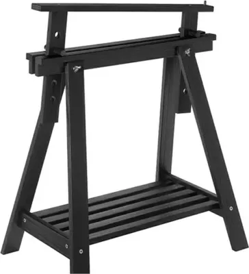 Produktbild von Tischbeine, Universalziege, schwarz, 70-98,5 × 70 × 41 cm