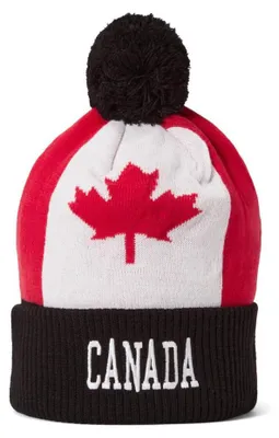 Produktbild von Herren-Wintermütze CCM Pom Flag Team Canada