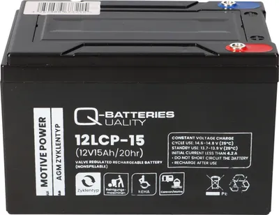 Produktbild von Akku 12V 15Ah, 6-DZM-12 kompatibel Elektro Fahrzeuge