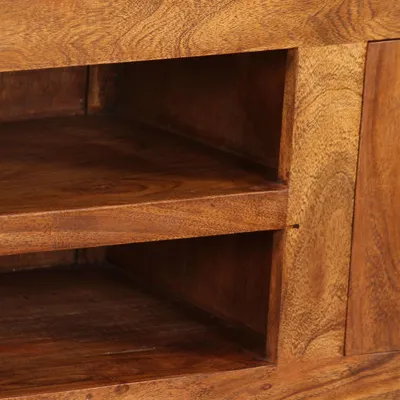 Immagine prodotto di Mobile TV in legno massiccio con finitura color miele 120x30x40 cm