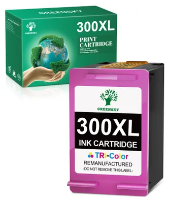 Produktbild von 1 Dreifarbig HP 300 XL Drucker kompatible für HP 300XL DeskJet D1600 D2600 D5600 F2400 Series [1 dreifarbig=350 Seiten ]