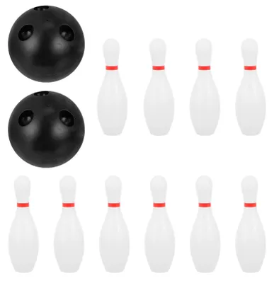 Immagine prodotto di Solidchoice - Set da bowling per bambini, completo di 10 birilli e 2 palle