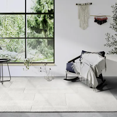 Zdjęcie produktu dla Dywan wełniany, 190x280 cm, ręcznie tkany, naturalny, w stylu boho