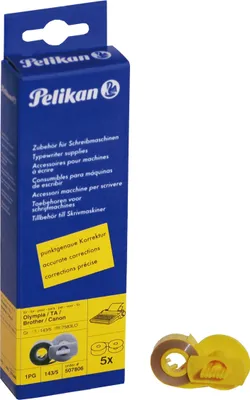 Image de Pelikan 507806 Ruban correcteur pour machine à écrire Gr. 143/5, Lift-off Band