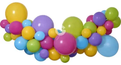 Produktbild von Luftballon Girlande bunt 66 tlg.