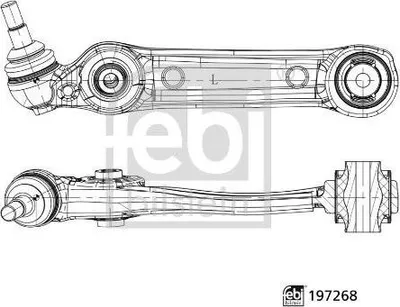Produktbild von FEBI BILSTEIN 197268 Querlenker Unten Vorne Links Hinten für BMW 5 Touring (G31)