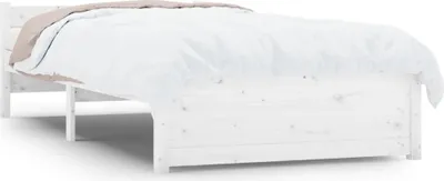 Obrázok produktu pre vidaXL Posteľ z masívneho dreva biela 100x200 cm