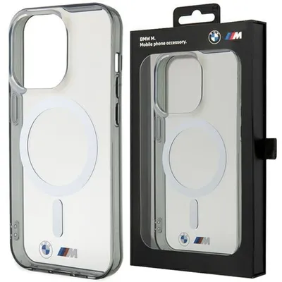 Produktbild von Bmw Bmhmp14Shcrs Etui Für Iphone 14 - Transparentes Hardcase Silber Ring Magsafe