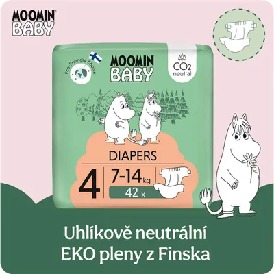 Zdjęcie produktu dla Moomin Baby 4 Maxi 7-14 kg (42 cm)