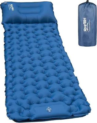 Produktbild von Famanu Luftmatratze Camping – Ultraleicht mit integriertem Kissen, Fußpumpe und Tragetasche – Kompakt und wasserdicht