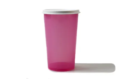 Produktbild von TUPPERWARE To Go Eco 330 ml rosa Becher Trinkbecher mit Deckel