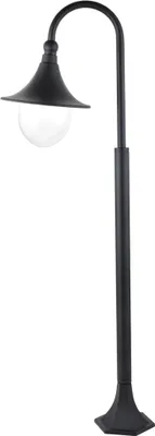 Obrázok produktu pre Rabalux Čierna záhradná lampa Konstanz pre žiarovku E27 120cm 8247