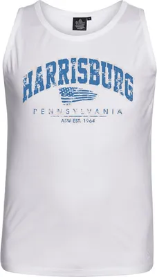 Produktbild von Übergrößen Tanktop Harrisburg Blau AHORN SPORTSWEAR Weiß 8XL