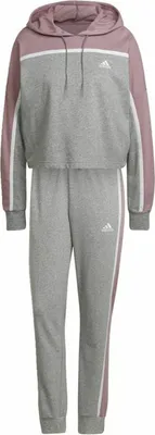 Produktbild von Damen-Trainingsanzug Adidas Sportswear Subtle Block Grau Rosa - L