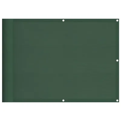 Immagine prodotto di vidaXL Schermo privacy per balcone verde scuro 75x1000 cm 100 % poliestere oxford