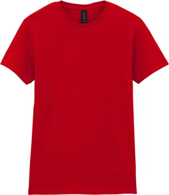 Produktbild von Gildan 64000L | Softstyle Damen T-Shirt - Farbe: Red - Größe: M
