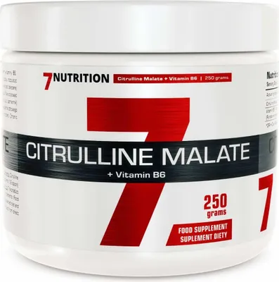 Image de 7Nutrition Malate de citrulline Malate de citrulline avec vitamine B6 250 g