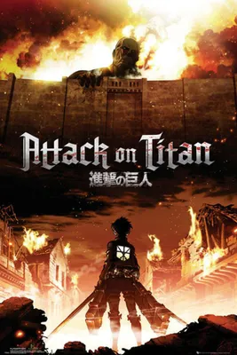 Produktbild von Attack on Titan - Poster - Key Art