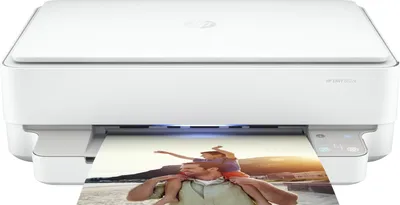 Produktbild von HP ENVY 6022e Wireless All-in-One Farbe Drucker, Instant Ink; Kopierer, Scanner, Thermal Inkjet, Farbdruck, 4800 x 1200 DPI, A4, Direktdruck, Weiß