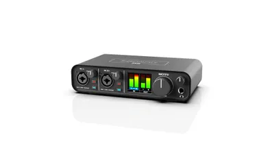Produktbild von MOTU M2, Im Rack montiert, TRS, TRS/RCA, Schwarz, USB, 44.1,48,88.2,96,176.4,192 kHz