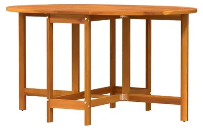 Produktbild von Klappbarer Gartentisch aus Akazienholz, oval, 110x60x72 cm