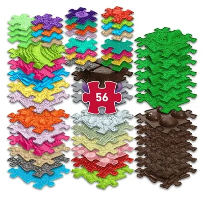 Productafbeelding van Sensorische materialen set - Diamant, 56 stuks - Geschikt vanaf 3 jaar