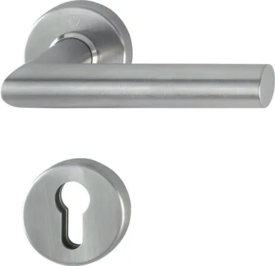 Produktbild von HOPPE Rosettenhalbgarnitur Ams.E1400Z/42/42S VA F69 4-KT.8mm f.Kombischutz - 3332035