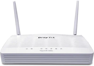 Produktbild von DrayTek VIGORLTE200N, Wi-Fi 4 (802.11n), Einzelband (2,4GHz), Ethernet/LAN, 3G, Weiß, Tabletop-Router