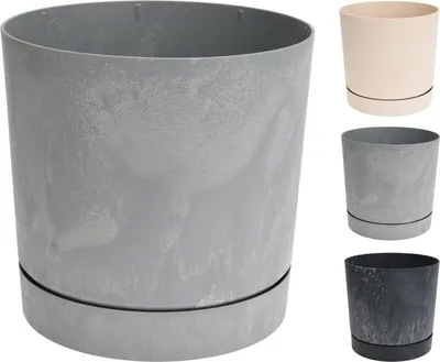 Produktbild von Blumentopf 23 x 24 cm schwarz