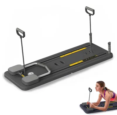 Zdjęcie produktu dla Deska do Pilates - Urządzenie do Pilates (reformator) - Trening brzucha - Deska fitness - Ćwiczenia - Składana i kompaktowa